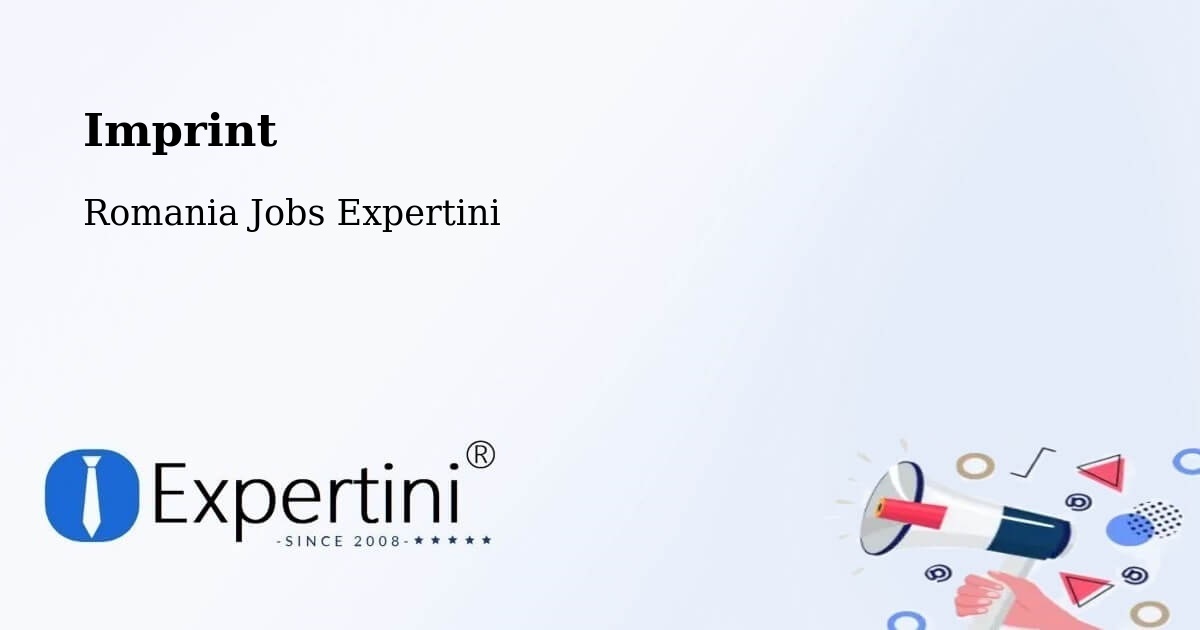 Imprint – Bucinişu - Romania Jobs Expertini